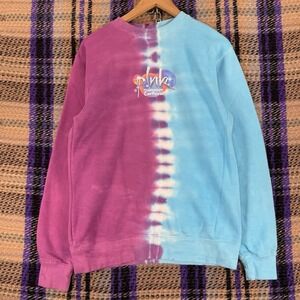 P!NK Summer Carnival Tour 2024 Sweatshirt Size S Blue Purple Tie Dye Crewneck